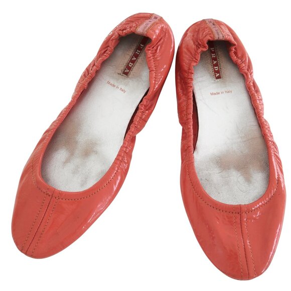 PRADA Ballet Flats 38 8 Patent leather - Picture 1 of 8